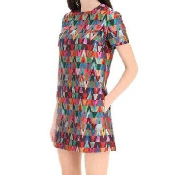 *NEW Valentino V OpticalDress Archive 1973 Size 2 (Valentino Size 38)